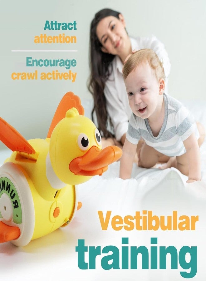 ON STORE Dancing Duck for Toddlers - Musical Light-Up Duck with Singing, Spinning & Waddling Actions - Educational Toy for Babies & Kids Ages 1-5 - Interactive Early Learning Toy with Music & Lights (YELLOW) - Image 4
